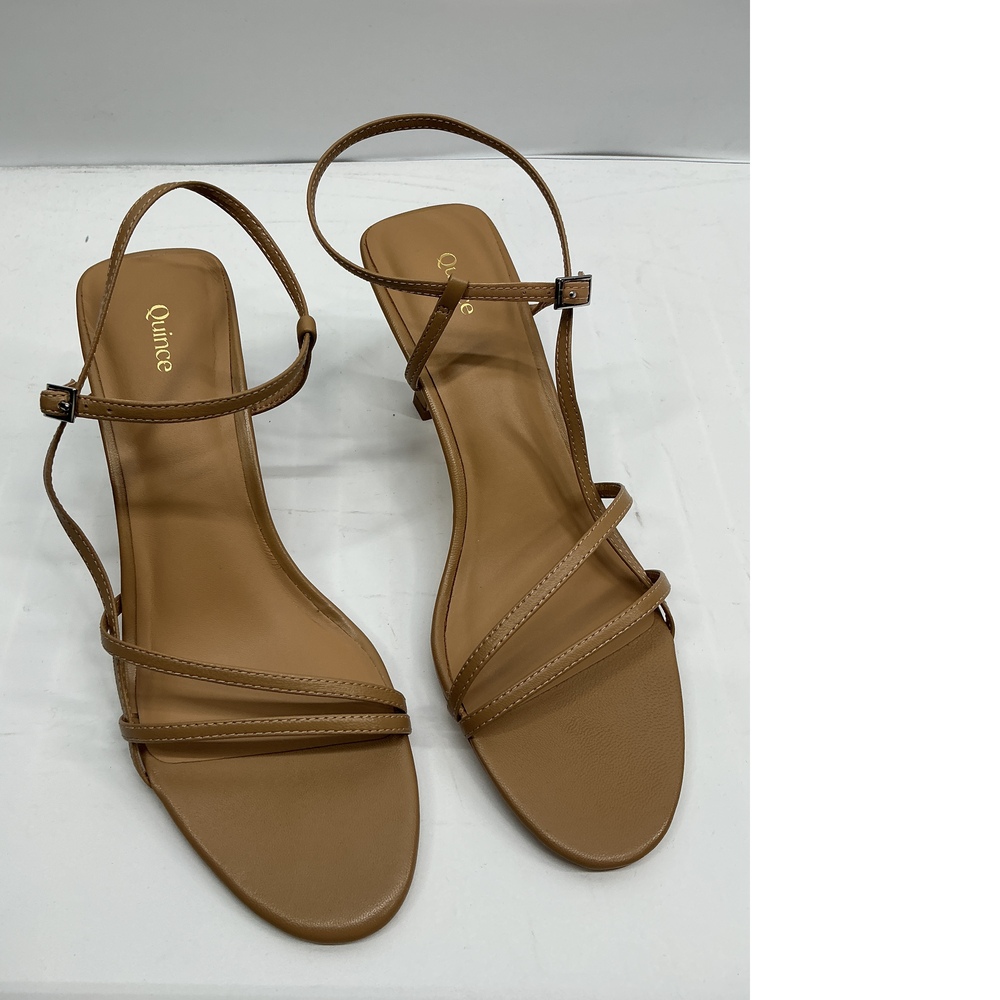 Italian Leather 70mm Strappy Heel